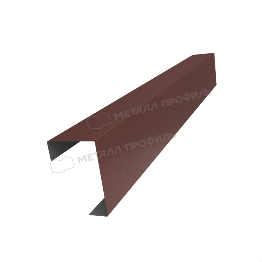 Планка угла декоративная на столб 40мм 42х62 х 3000 (VikingMP E-20-RR32-0.5)