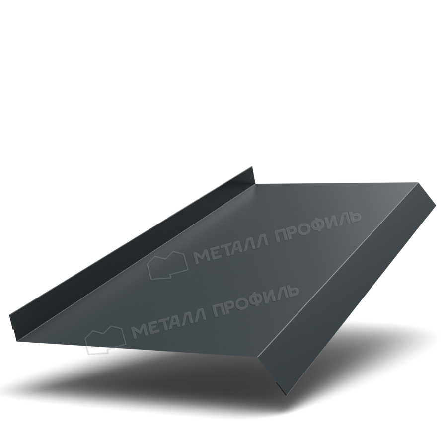 Планка отлива 240х30х2000 NormanMP (ПЭ-01-7016-0.5)