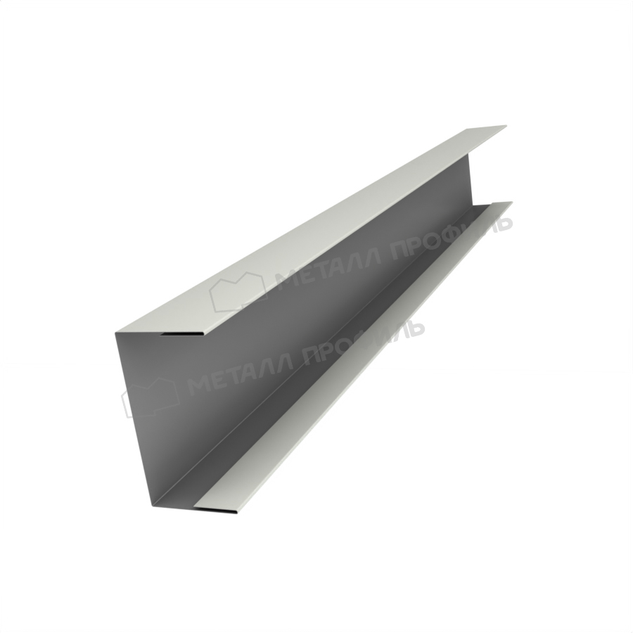 Планка стойки забора 60мм 35х60 х 2000 NormanMP (ПЭ-01-9010-0.5)