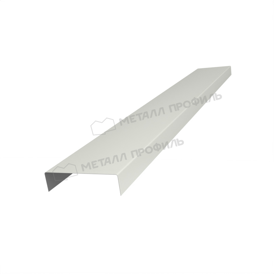 Планка декоративная на столб 60мм 17х62 х 2000 NormanMP (ПЭ-01-9010-0.5)