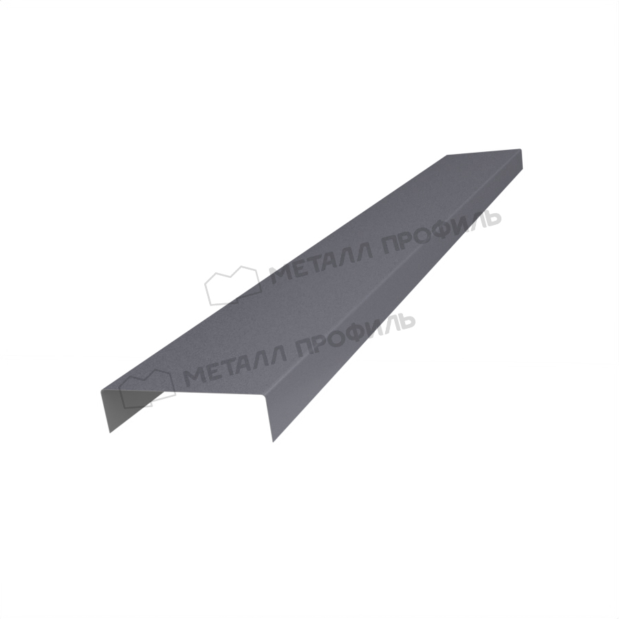 Планка декоративная на столб 60мм 17х62 х 2000 (VALORI-20-Grey-0.5)