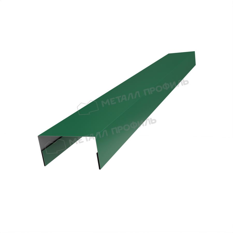 Планка крышки забора 60мм 35х65 х 2500 (ПЭ-01-6005-0.45)
