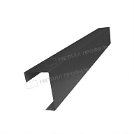Планка угла декоративная на столб 40мм 42х62 х 3000 (VALORI-20-DarkGrey-0.5)