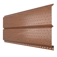 Софит МЕТАЛЛ ПРОФИЛЬ Lбрус-XL-Plus-20х325 (ECOSTEEL-01-МореныйДуб-0.5)