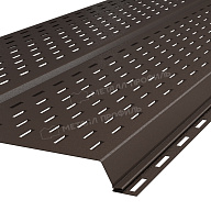 Софит МЕТАЛЛ ПРОФИЛЬ Lбрус-XL-Plus-20х325 (VALORI-20-DarkBrown-0.5)