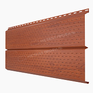 Софит МЕТАЛЛ ПРОФИЛЬ Lбрус-XL-Plus-20х325 (ECOSTEEL_T-12-Дуб-0.45)