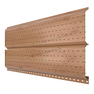 Софит МЕТАЛЛ ПРОФИЛЬ Lбрус-XL-Plus-20х325 (ECOSTEEL_T-12-Золотой Орех-0.45)