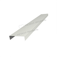 Планка декоративная на столб 40мм 20х42 х 3000 NormanMP (ПЭ-01-9010-0.5)